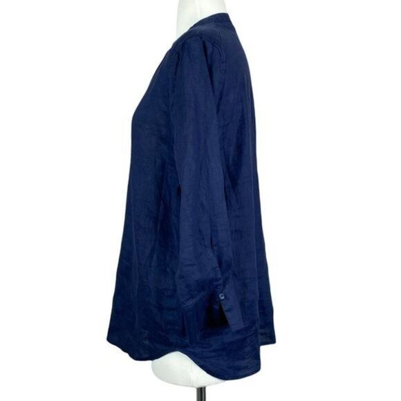 Vince Camuto Linen Blouse New With Tags Size Small - Picture 3 of 7